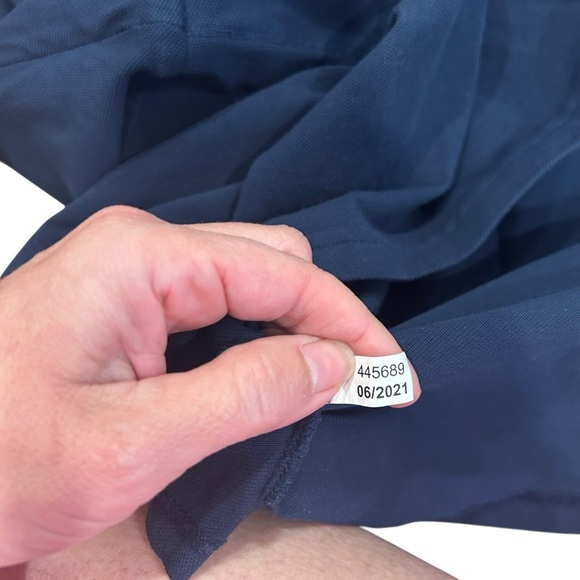 Outdoor voices Sport polo dress navy blue size medium tennis golf leisure preppy - Picture 9 of 11